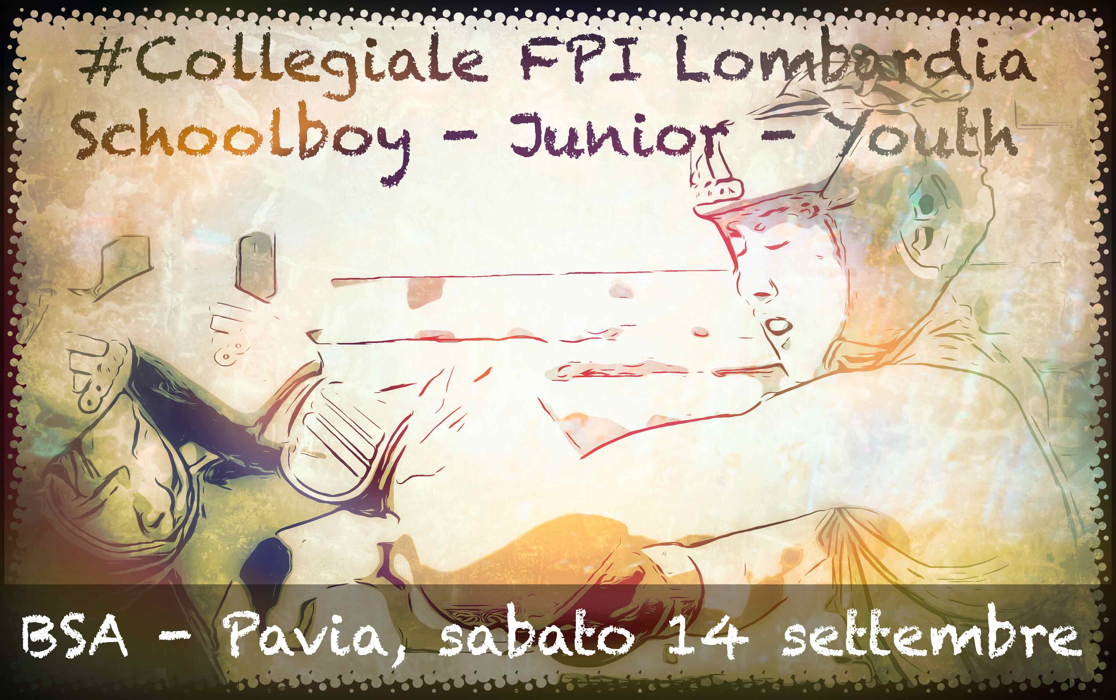 collegiale maschile schoolboy junior youth bsa pavia 14 settembre 2019